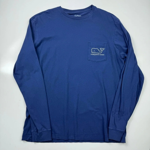 Vineyard Vines Happy Holidays Long Sleeve T-Shirt‎ Size Medium - Picture 2 of 9